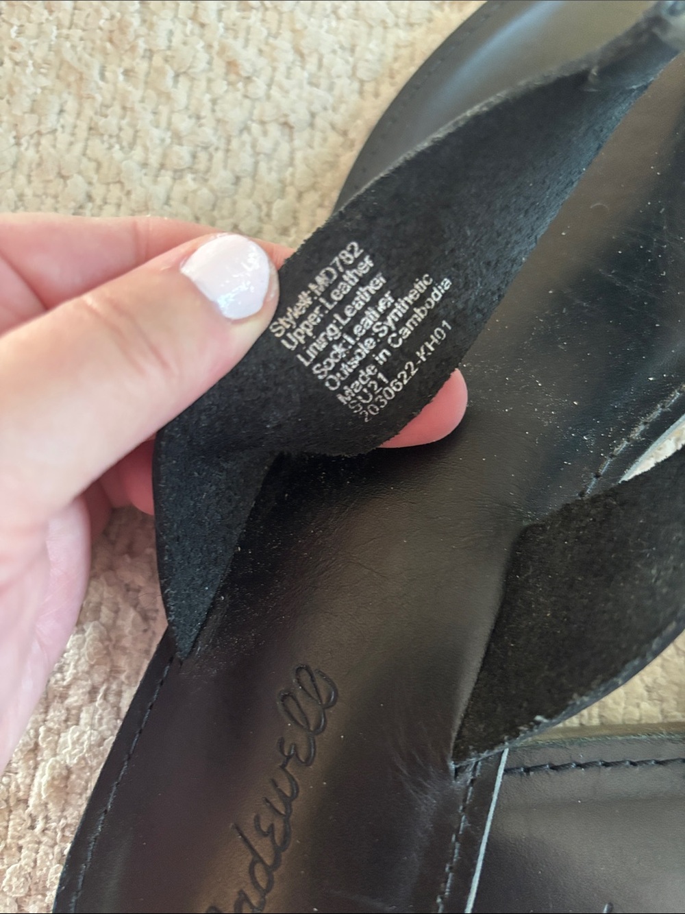 Madewell Leather Flip Flops - Picture 3 of 4